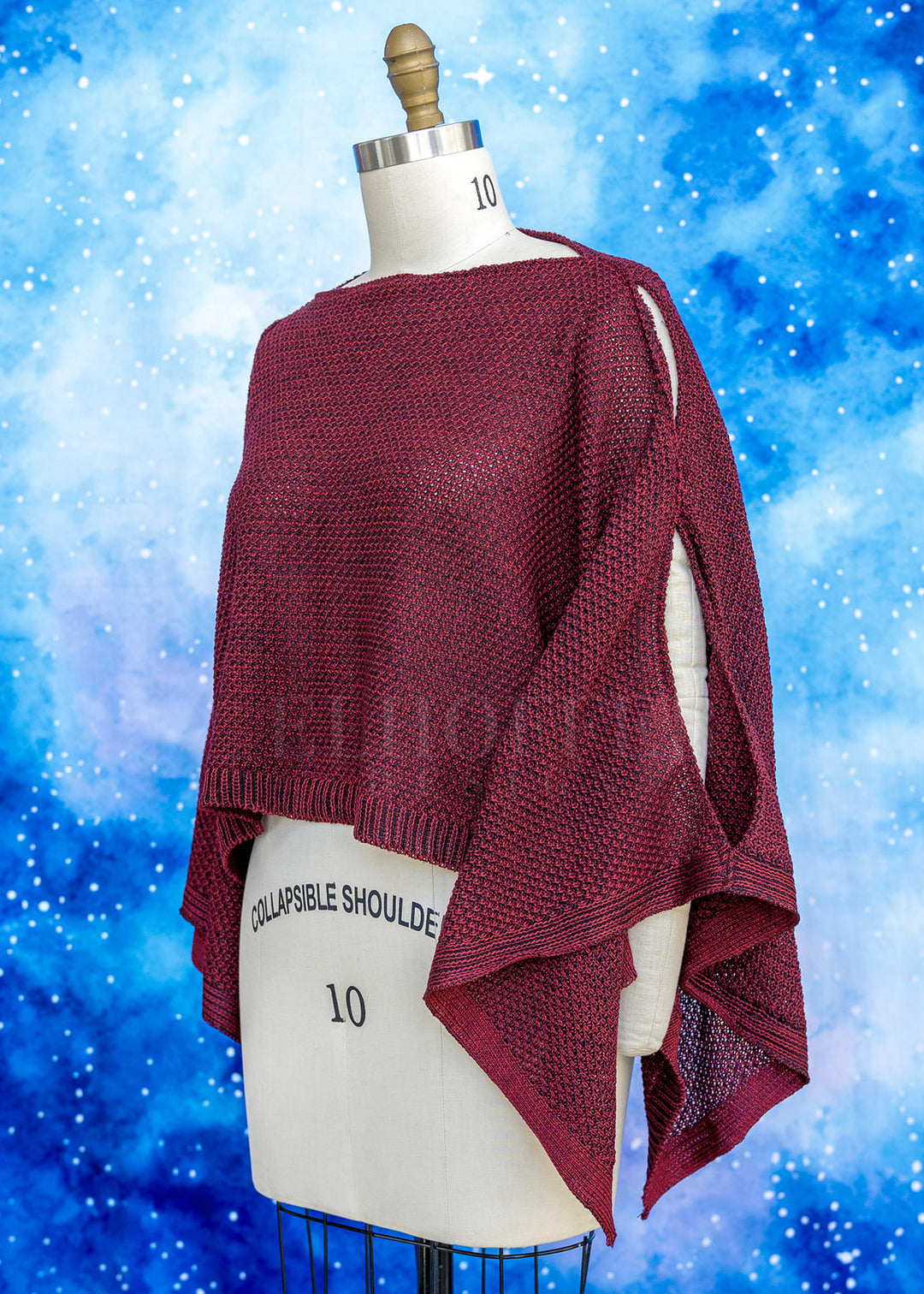 Essential Handmade Goddess Triple Tacked Top - Dragonwing Blood Red