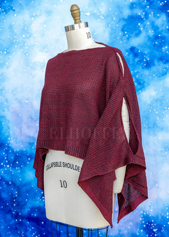 Essential Handmade Goddess Triple Tacked Top - Dragonwing Blood Red