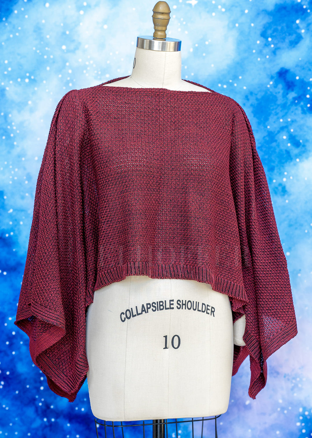 Essential Handmade Goddess Triple Tacked Top - Dragonwing Blood Red