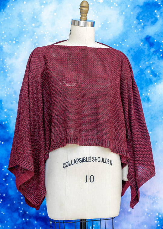 Essential Handmade Goddess Triple Tacked Top - Dragonwing Blood Red