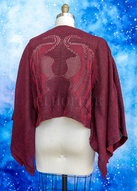 Essential Handmade Goddess Triple Tacked Top - Dragonwing Blood Red