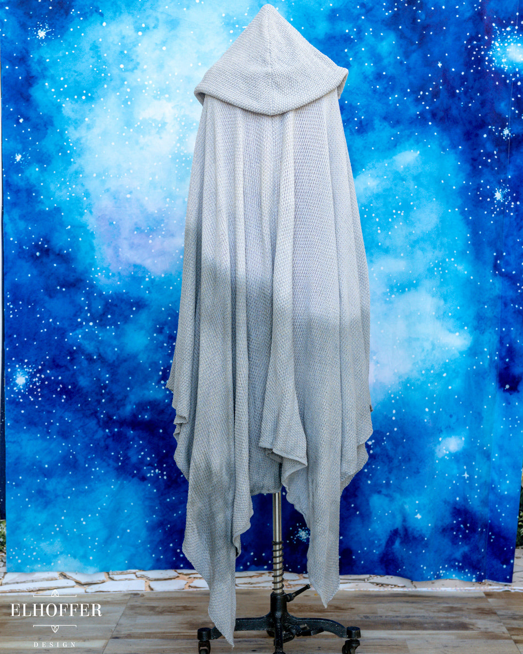 Hand Dyed - Essential Nomad Cape - Storm Grey - Final Sale