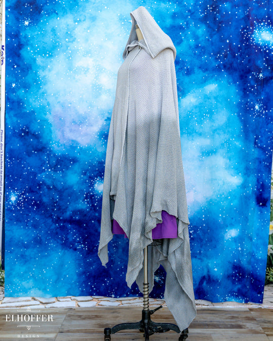 Hand Dyed - Essential Nomad Cape - Storm Grey - Final Sale