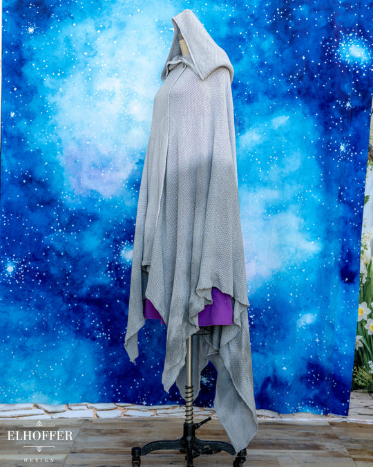 Hand Dyed - Essential Nomad Cape - Storm Grey - Final Sale