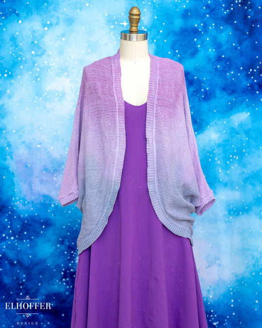 Hand Dyed - Essential Knit Dolman - Pink to Navy - XL-3XL - Final Sale