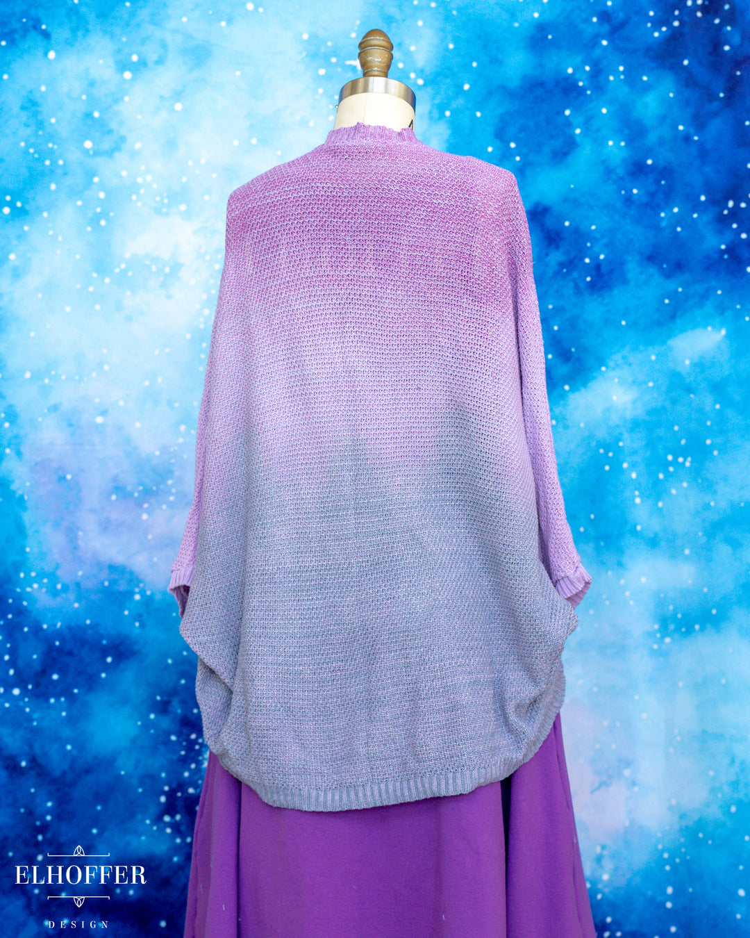 Hand Dyed - Essential Knit Dolman - Pink to Navy - XL-3XL - Final Sale