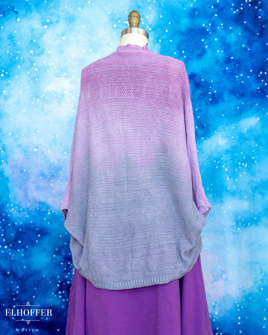 Hand Dyed - Essential Knit Dolman - Pink to Navy - XL-3XL - Final Sale