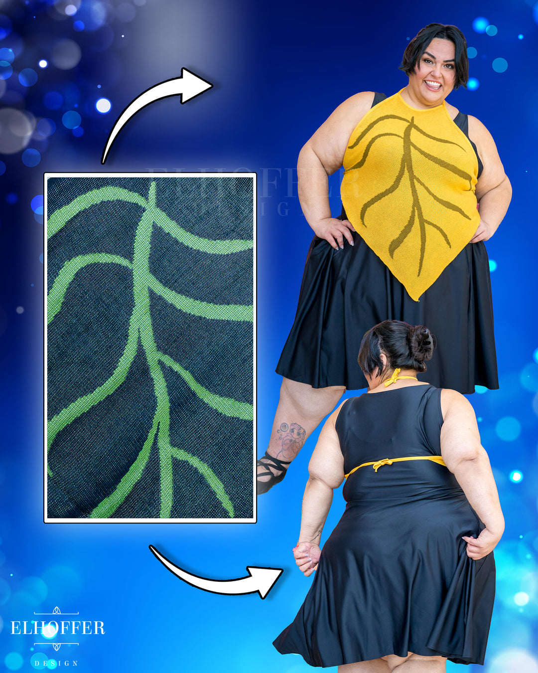 Customize Your Quest - Tinker Green Leaf Knit