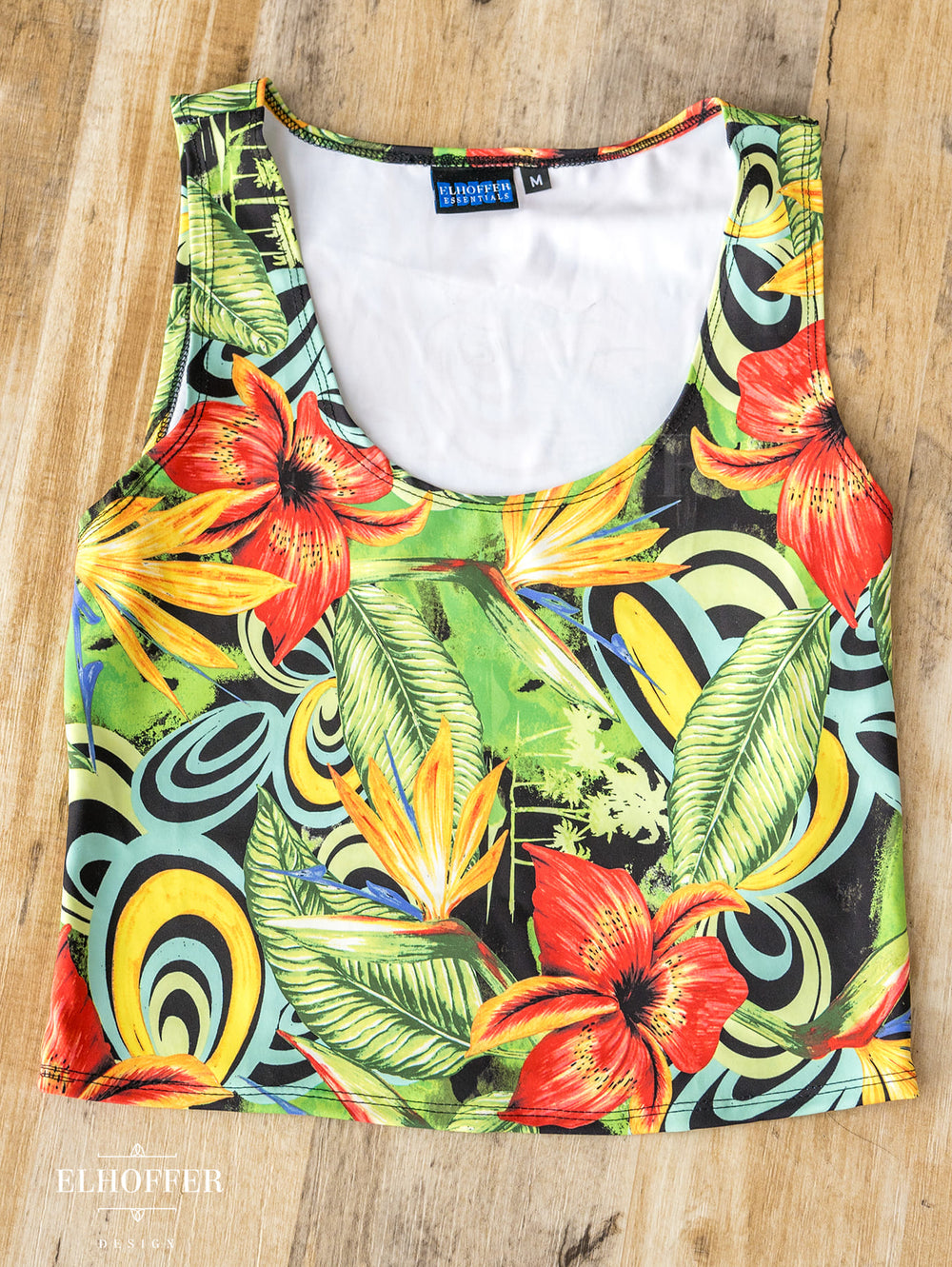 Handmade Buffy Crop Top - Tropical Paradise