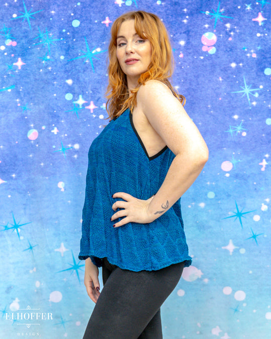 PREORDER - Interstellar Insignia Trapeze Tank - Science Blue