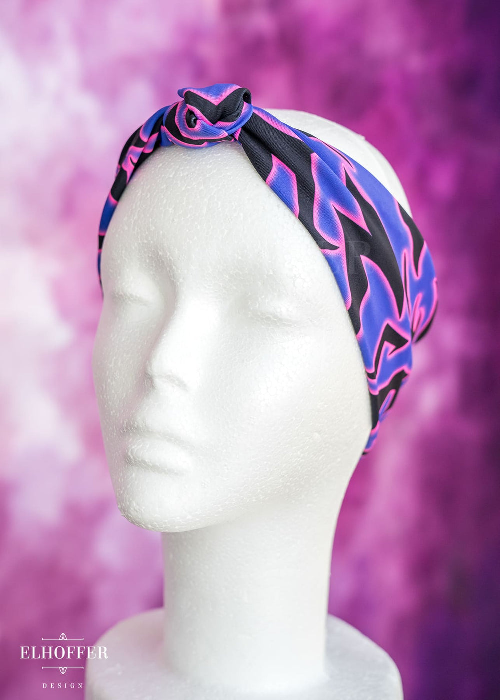 Knotted Headband - Demon Scars Spandex
