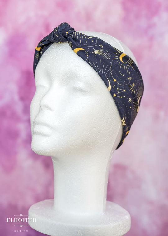 Knotted Headband - Celestial Magic Spandex