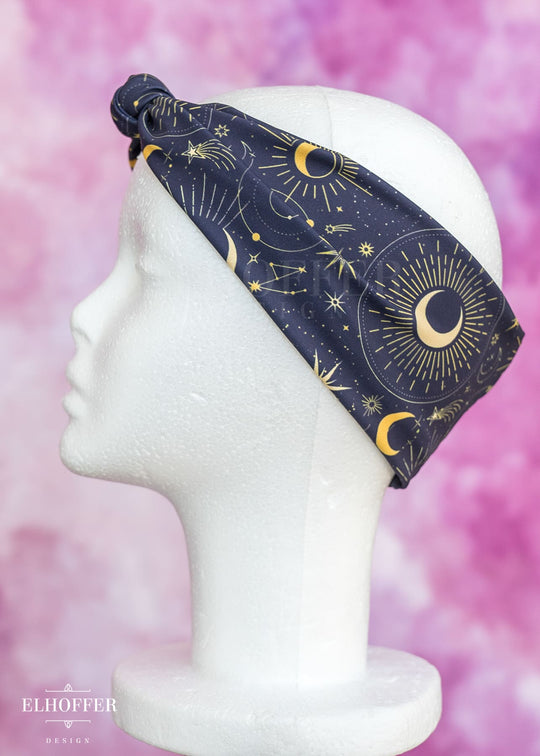 Knotted Headband - Celestial Magic Spandex