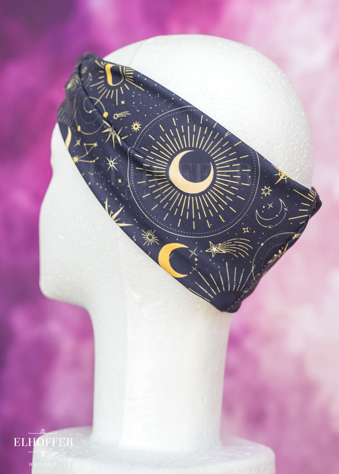 Knotted Headband - Celestial Magic Spandex
