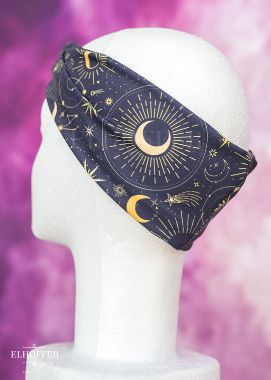 Knotted Headband - Celestial Magic Spandex