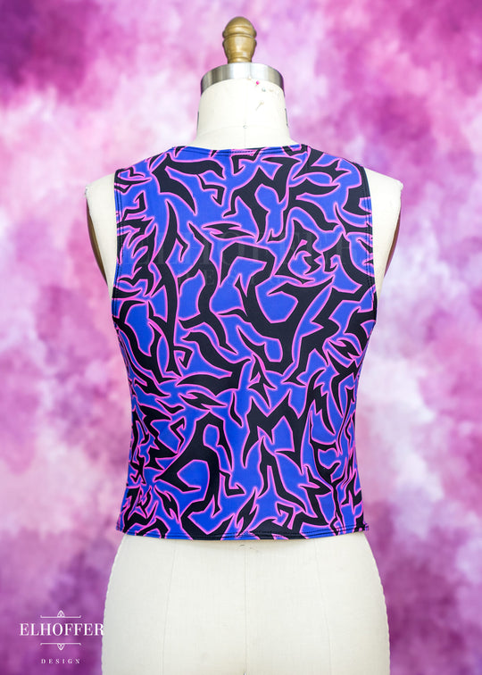 Handmade Buffy Crop Top - Misprint Demon Scars