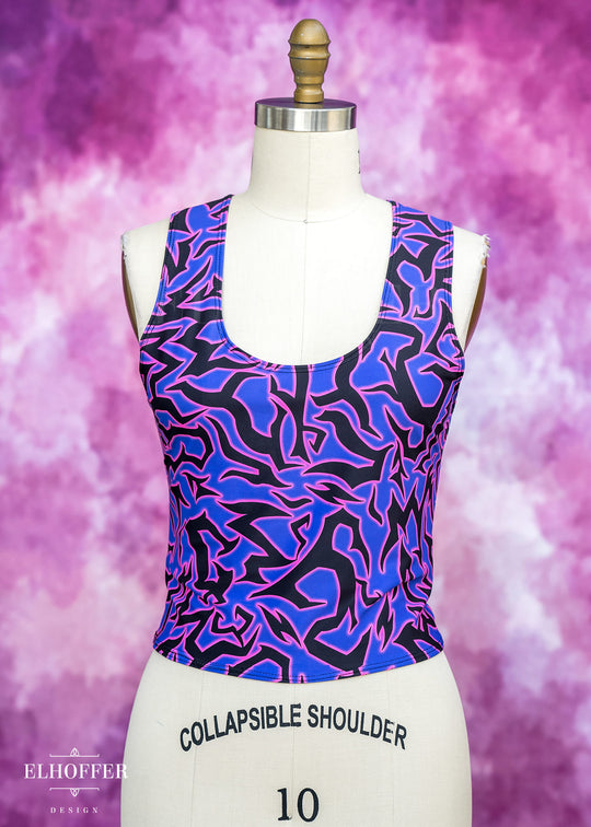 Handmade Buffy Crop Top - Misprint Demon Scars