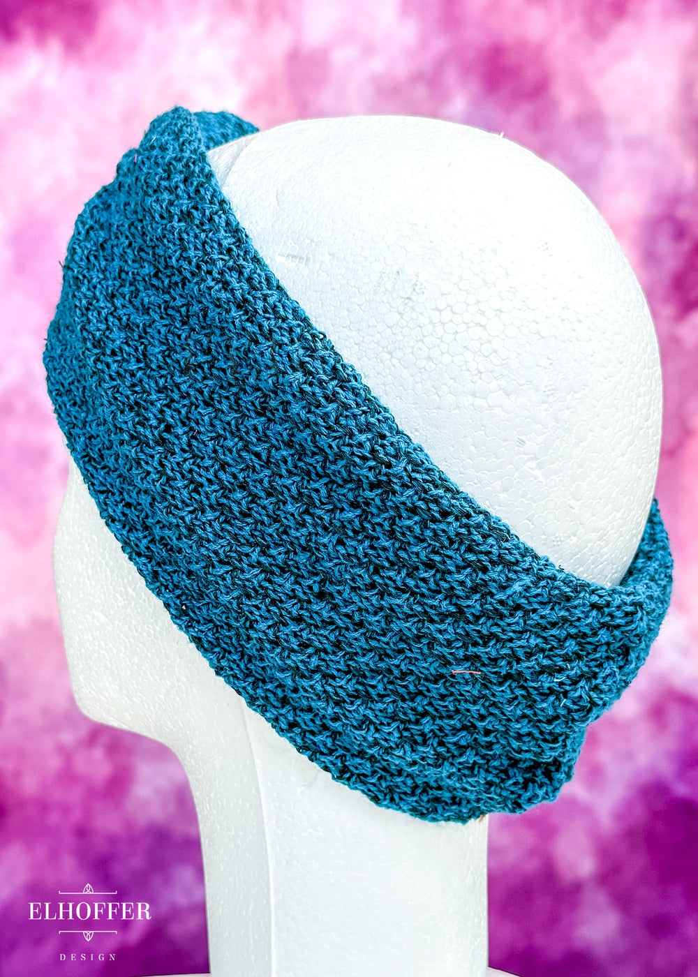 Handmade Knotted Headband - Fae of Night & Stars Khaleesi Teal