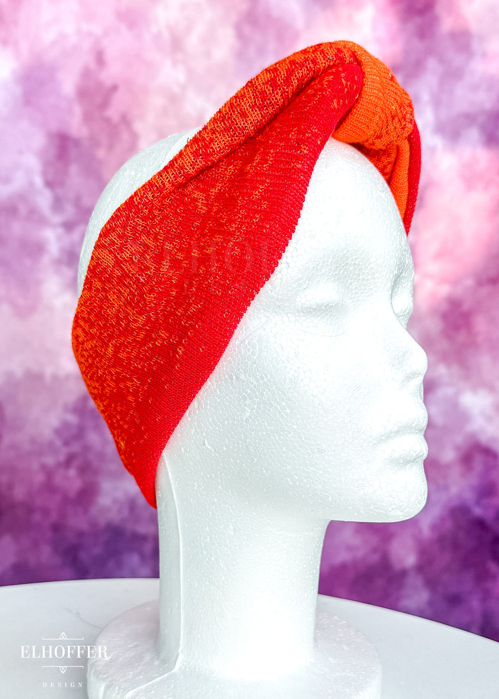 Handmade Knotted Headband - Galactic Sunset Knit