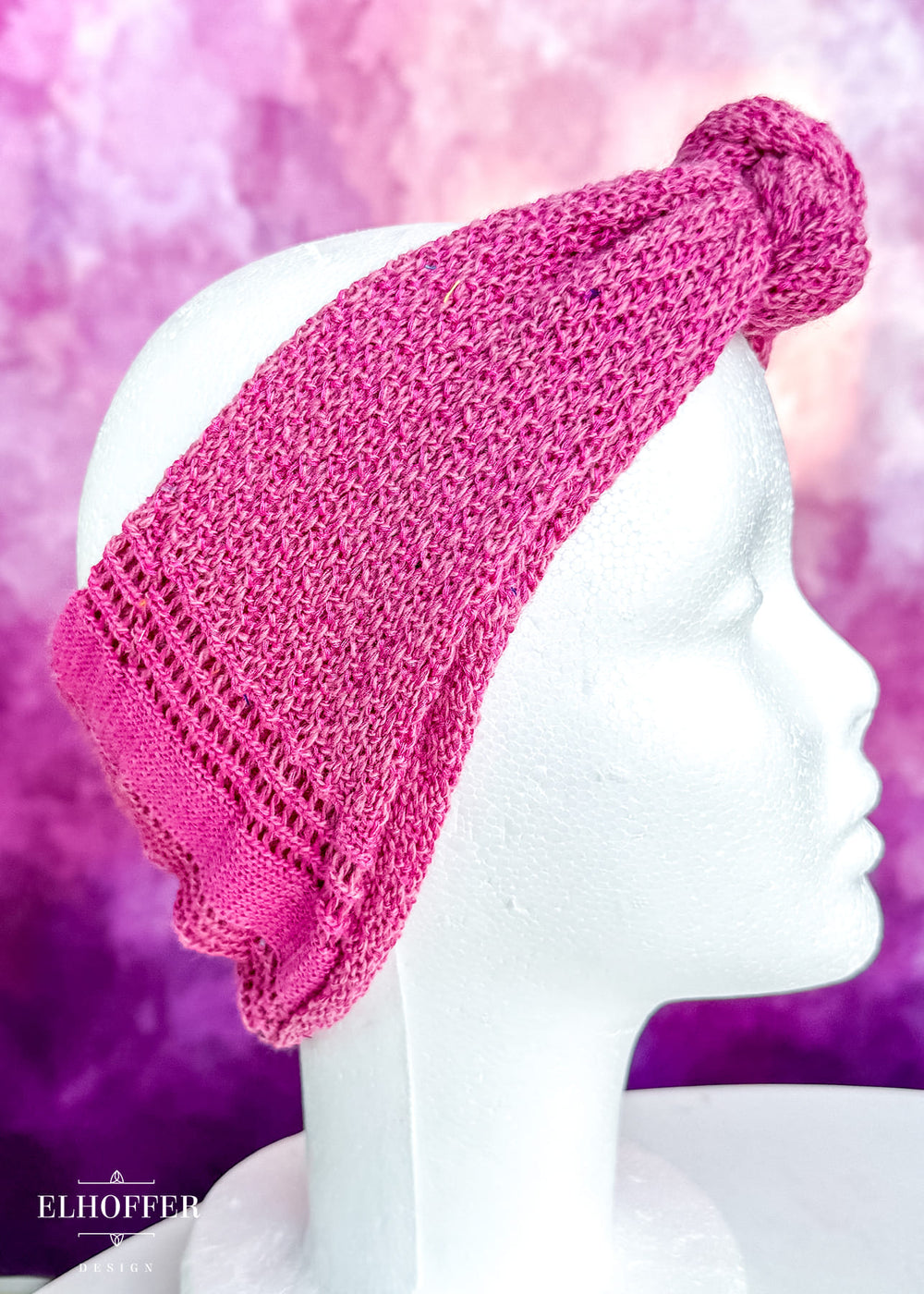 Handmade Knotted Headband - Fae of Night & Stars Pretty Pink