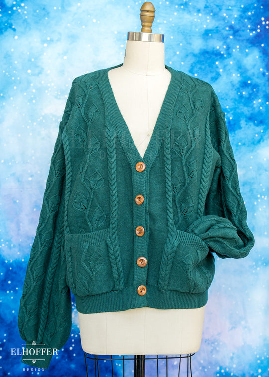 Elevensies Oversize Cardi - Fangorn Green