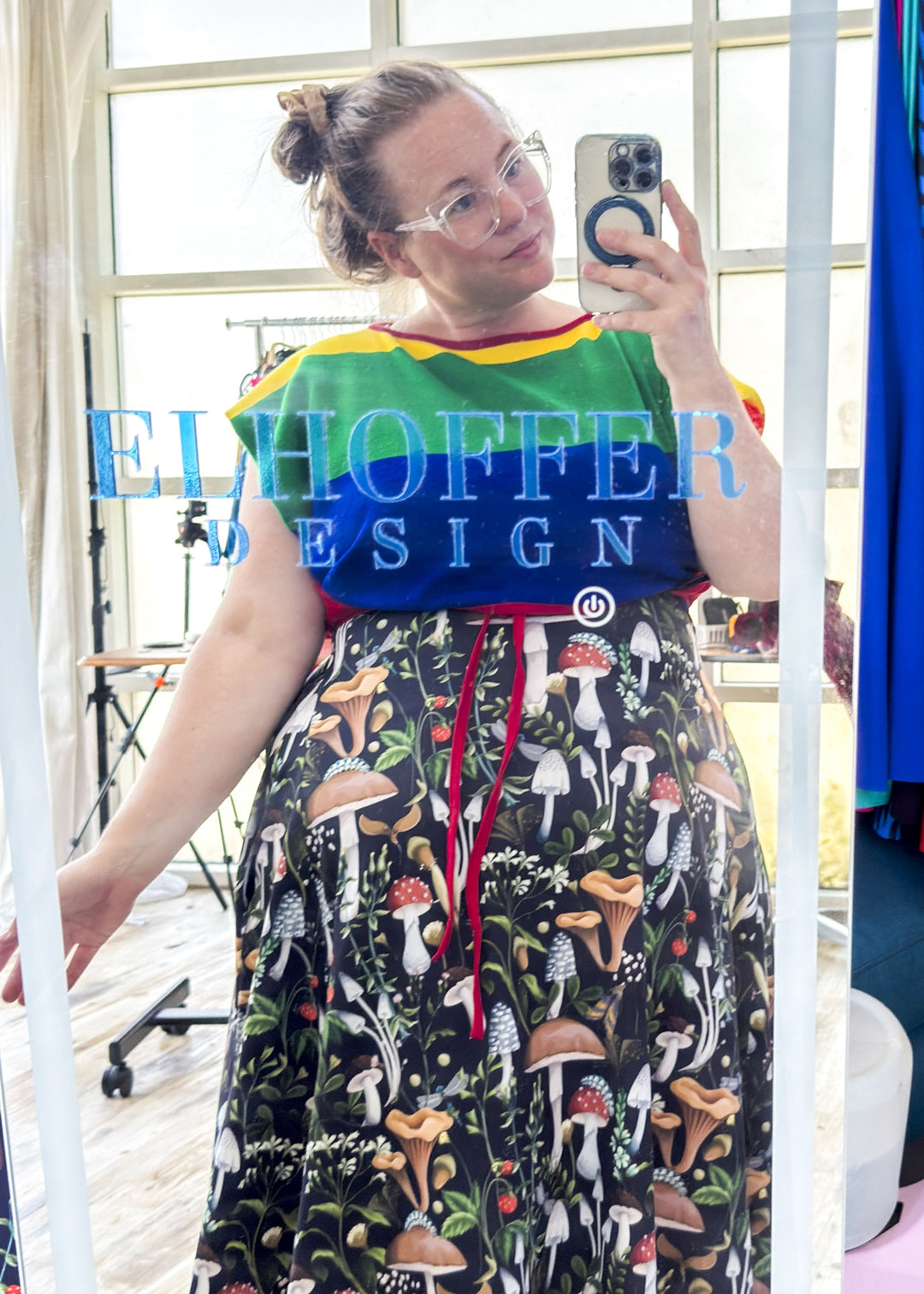 Handmade Rainbow Pride Wrap Crop