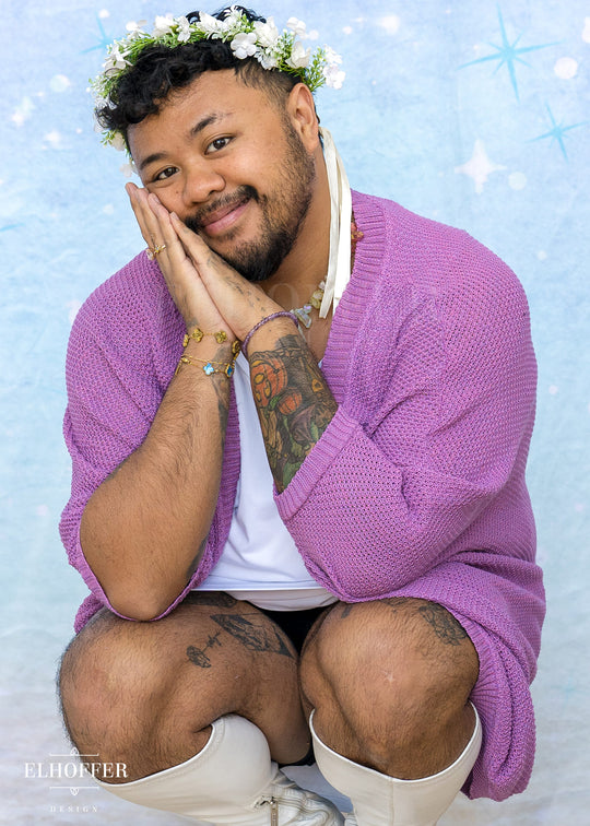 Essential Knit Dolman - Lavender Haze