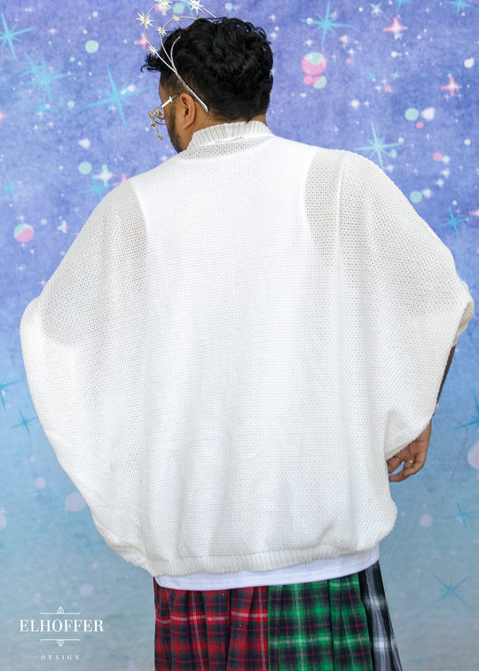 Essential Knit Dolman - Poet White