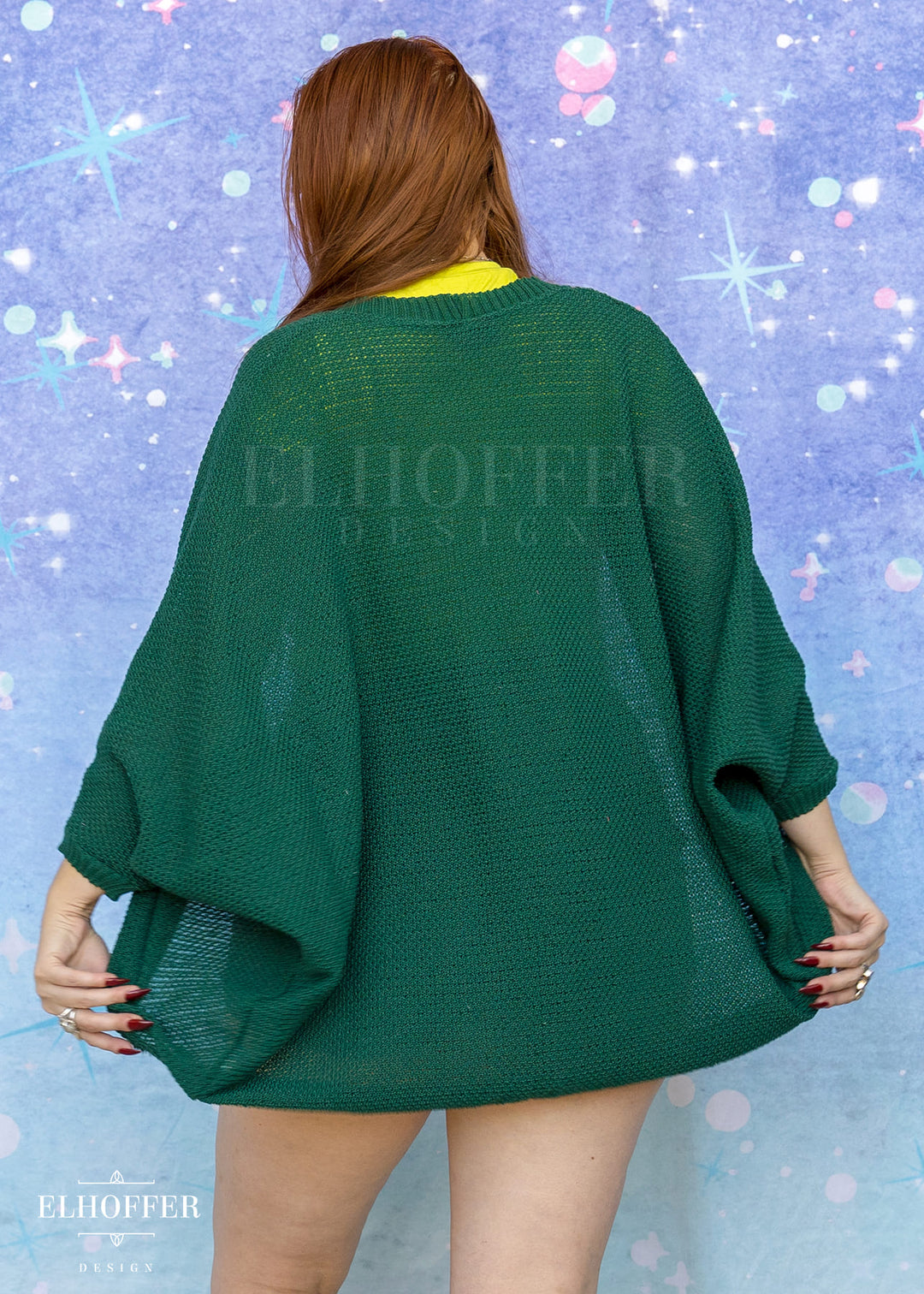 Essential Knit Dolman - Folkloric Forest
