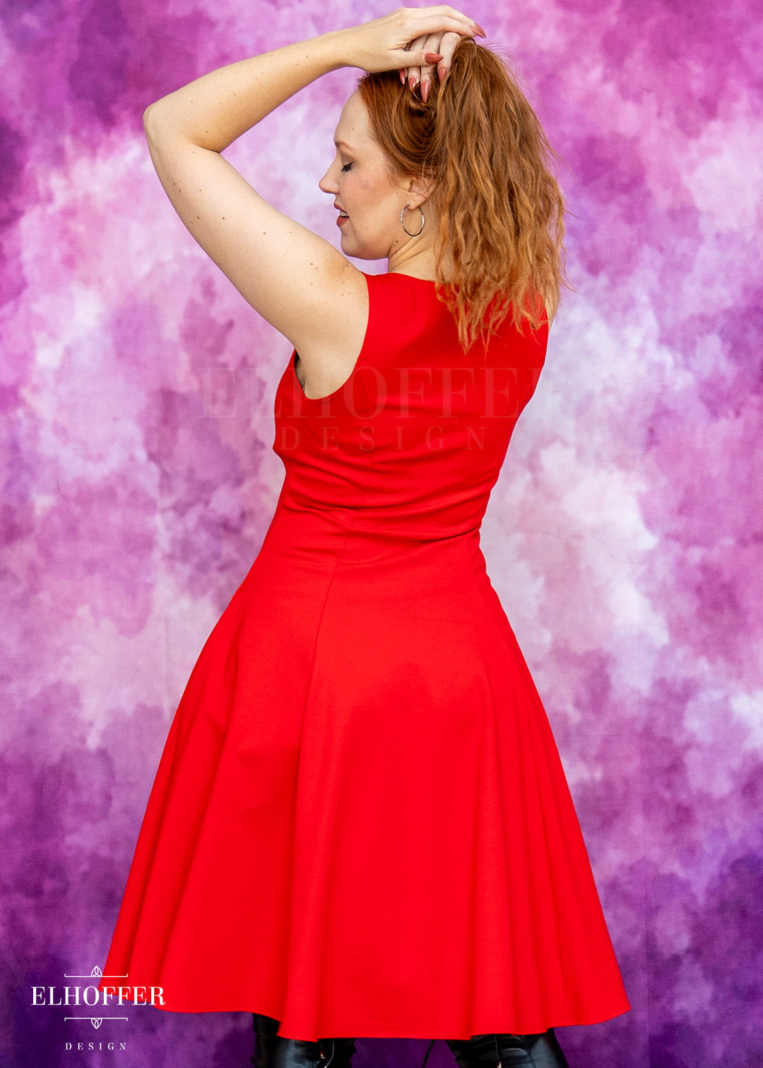Starpuff Special - Essential Virgo Dress - Super Red Ponte