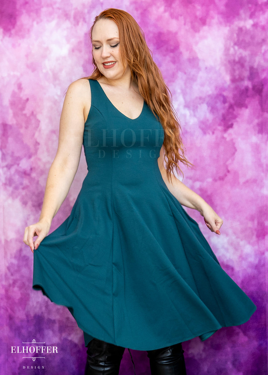 Essential Virgo Dress - Spruce Ponte