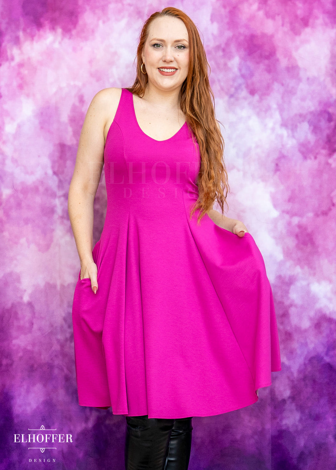 Essential Virgo Dress - Doll Pink Ponte