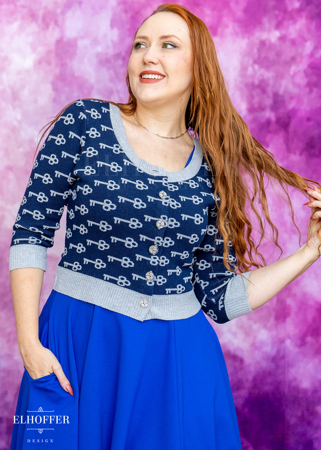 PREORDER - Death's Keys Cropped Cardi