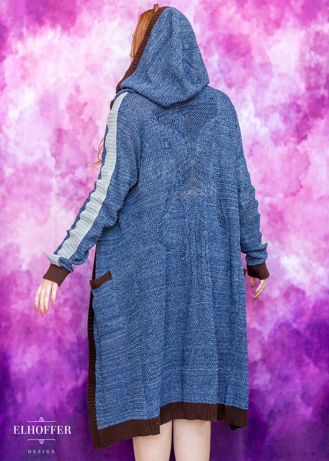 Galactic Hunter Unisex Duster Longline - Clone Blue