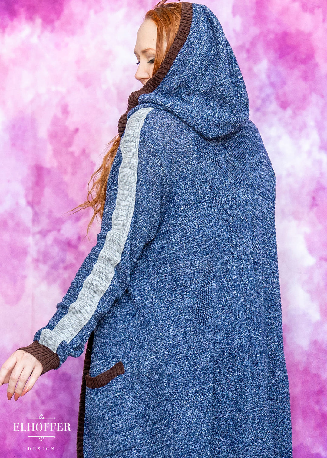 Galactic Hunter Unisex Duster Longline - Clone Blue
