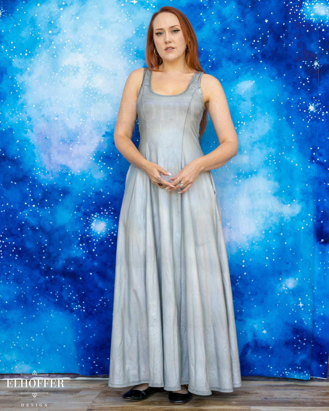 Essential Scorpio Maxi Dress - Distressed Liquid Holo - V Distressed - Final Sale