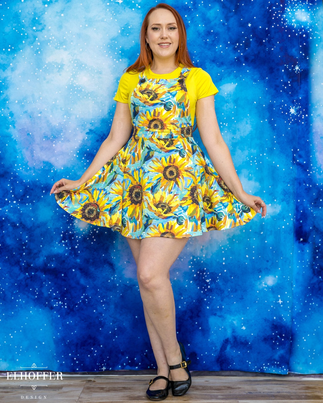 Essential Dorothy Pinafore - Impressionist Sunflowers