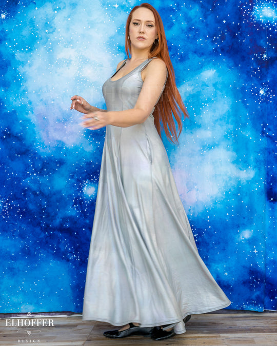 Essential Scorpio Maxi Dress - Distressed Liquid Holo - V Distressed - Final Sale