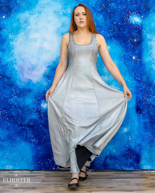 Essential Scorpio Maxi Dress - Distressed Liquid Holo - V Distressed - Final Sale
