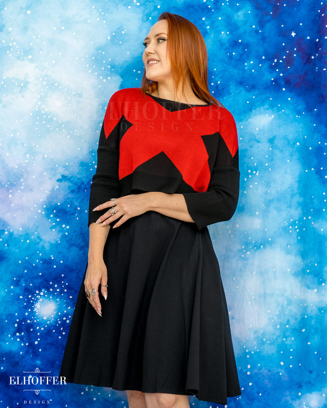 Marvelous Gifted Academy Crop - Xtreme Black - Made to Order