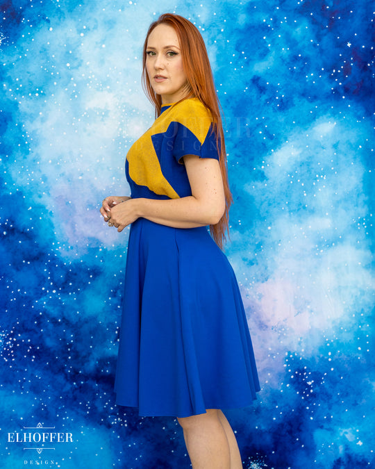Marvelous Gifted Academy Crop - Astonishing Blue - Made to Order