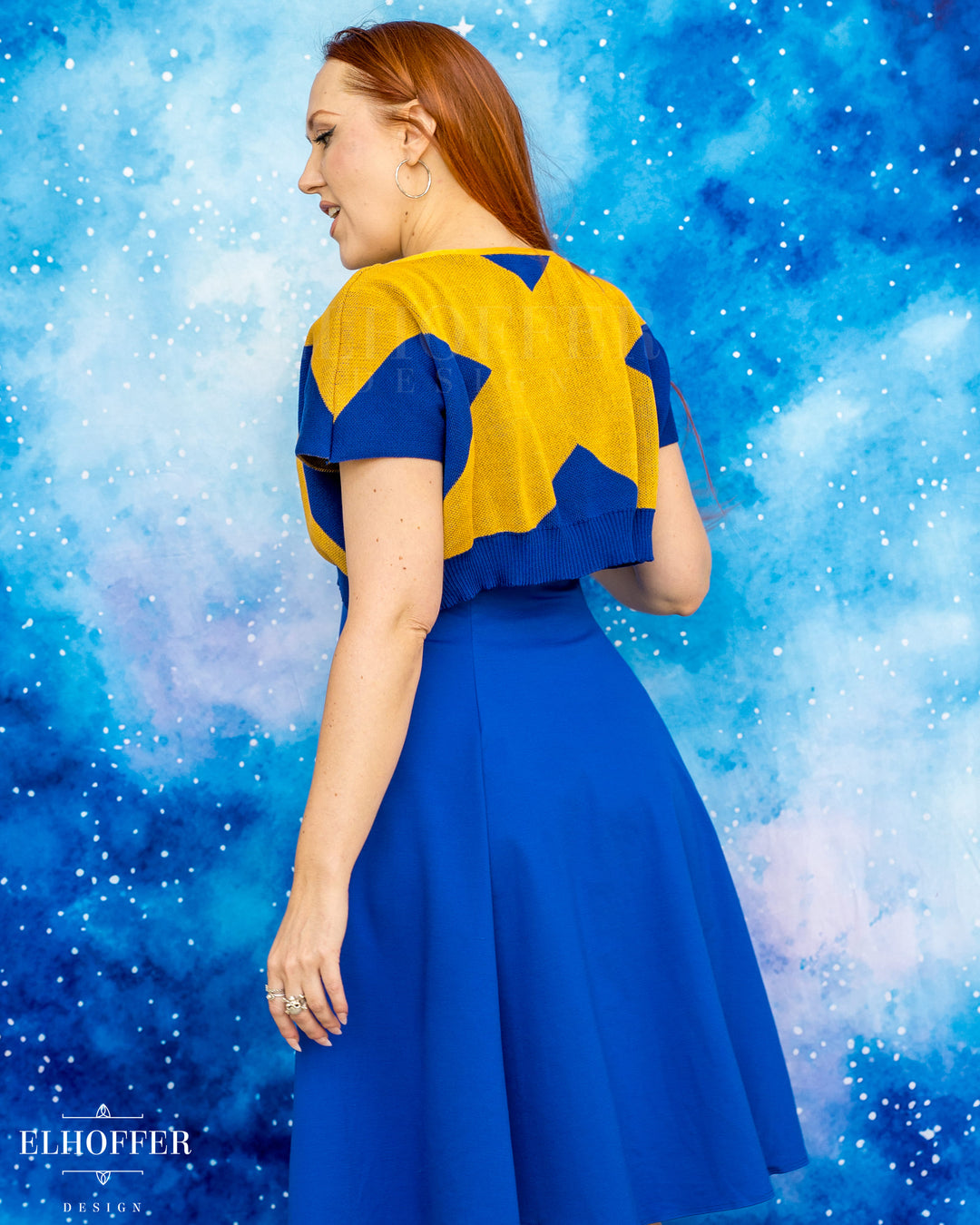 Marvelous Gifted Academy Crop - Astonishing Blue - Made to Order