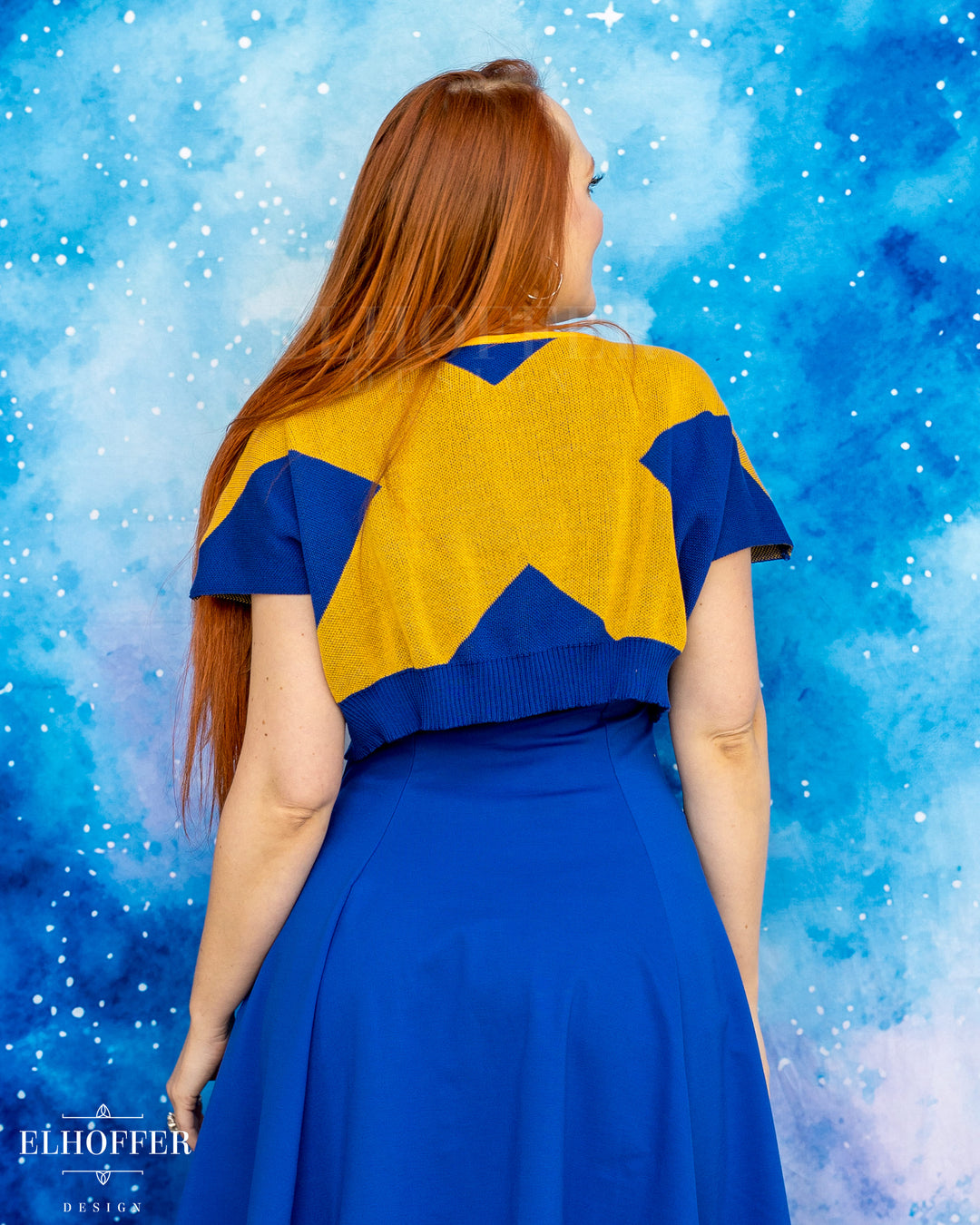 Marvelous Gifted Academy Crop - Astonishing Blue - Made to Order