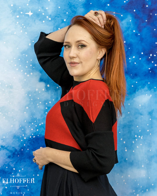 Marvelous Gifted Academy Crop - Xtreme Black - Made to Order
