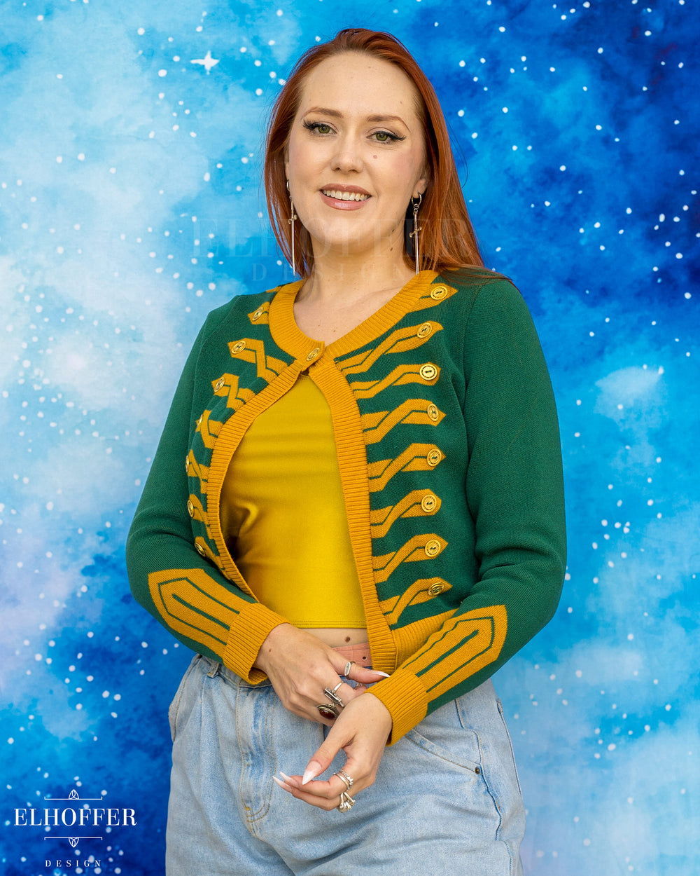 Wizard's Guard Cropped Cardigan