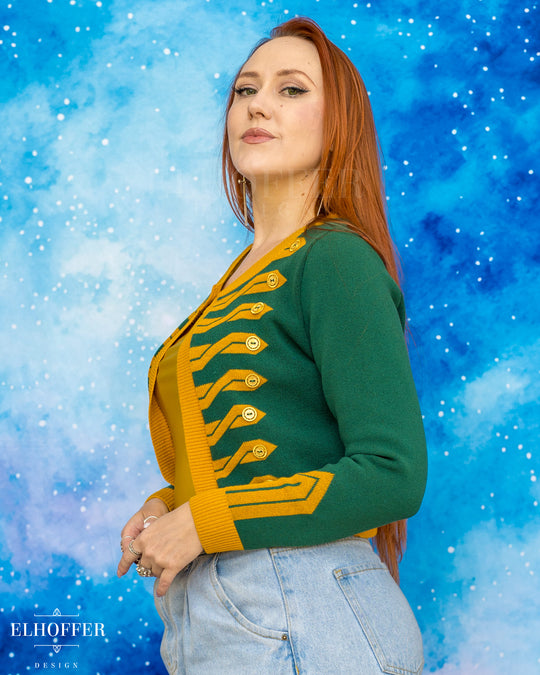 Wizard's Guard Cropped Cardigan