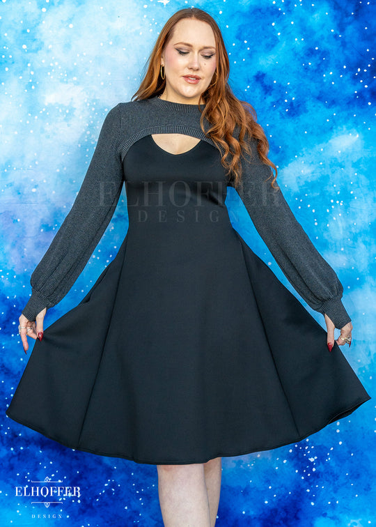 Essential Capricorn Crew Crop - Heathered Charcoal