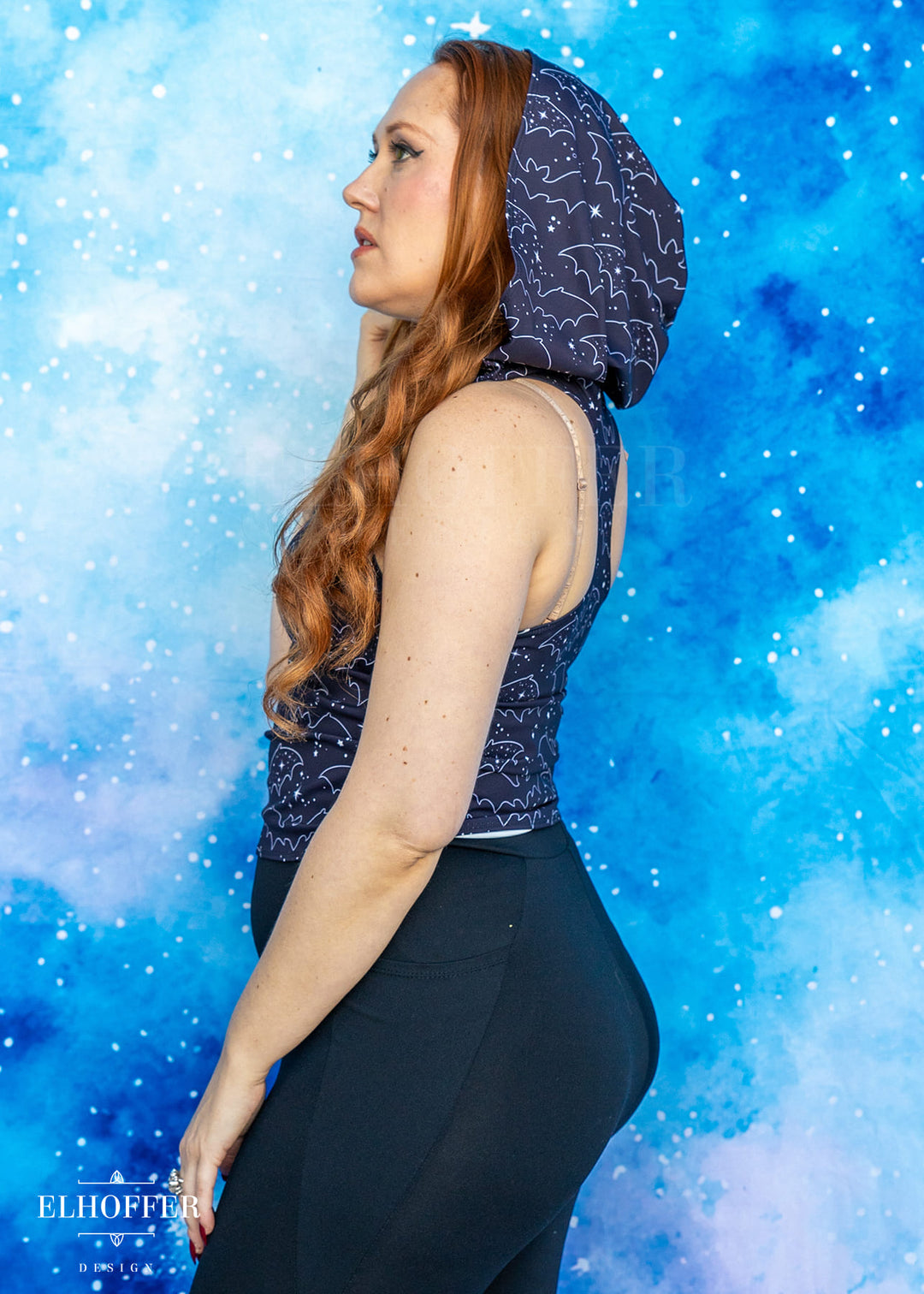 Essential Mara Hooded Top - Batty Witch Spandex