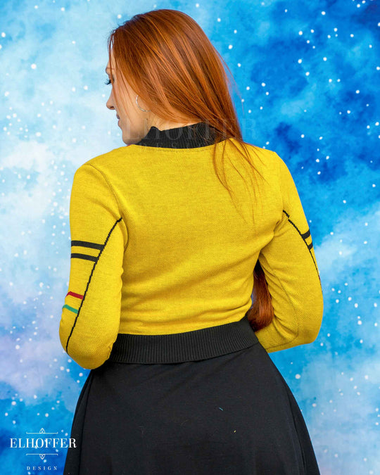 Popstar Royalty Zip Crop Cardi