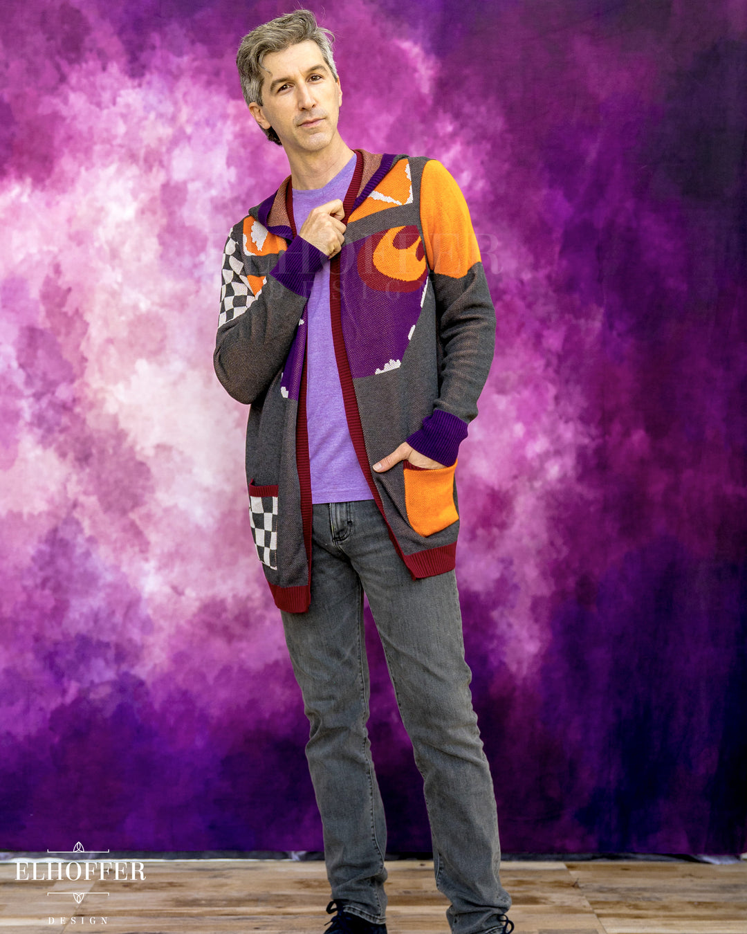 Galactic Artist Longline Cardigan